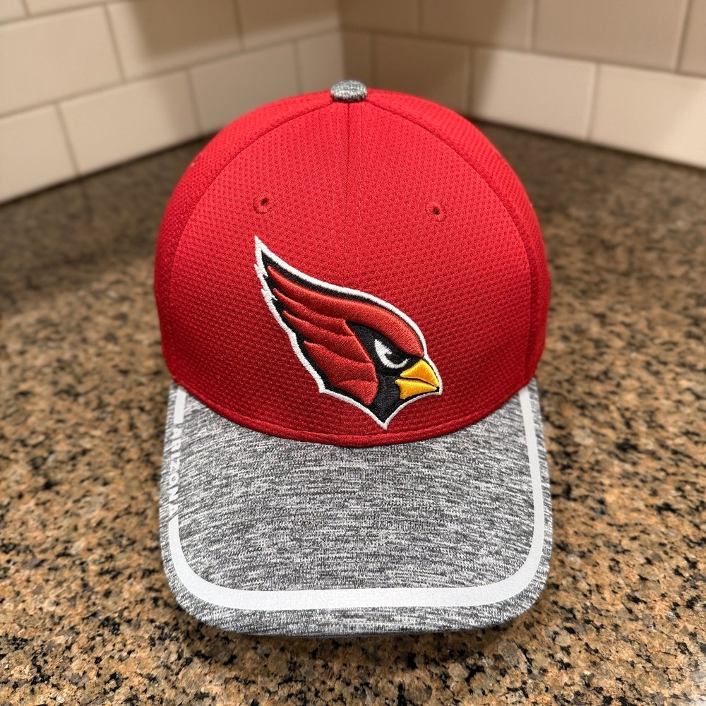 Arizona Cardinals Hat New Era 39THIRTY Men's M/L Red Gray NFL